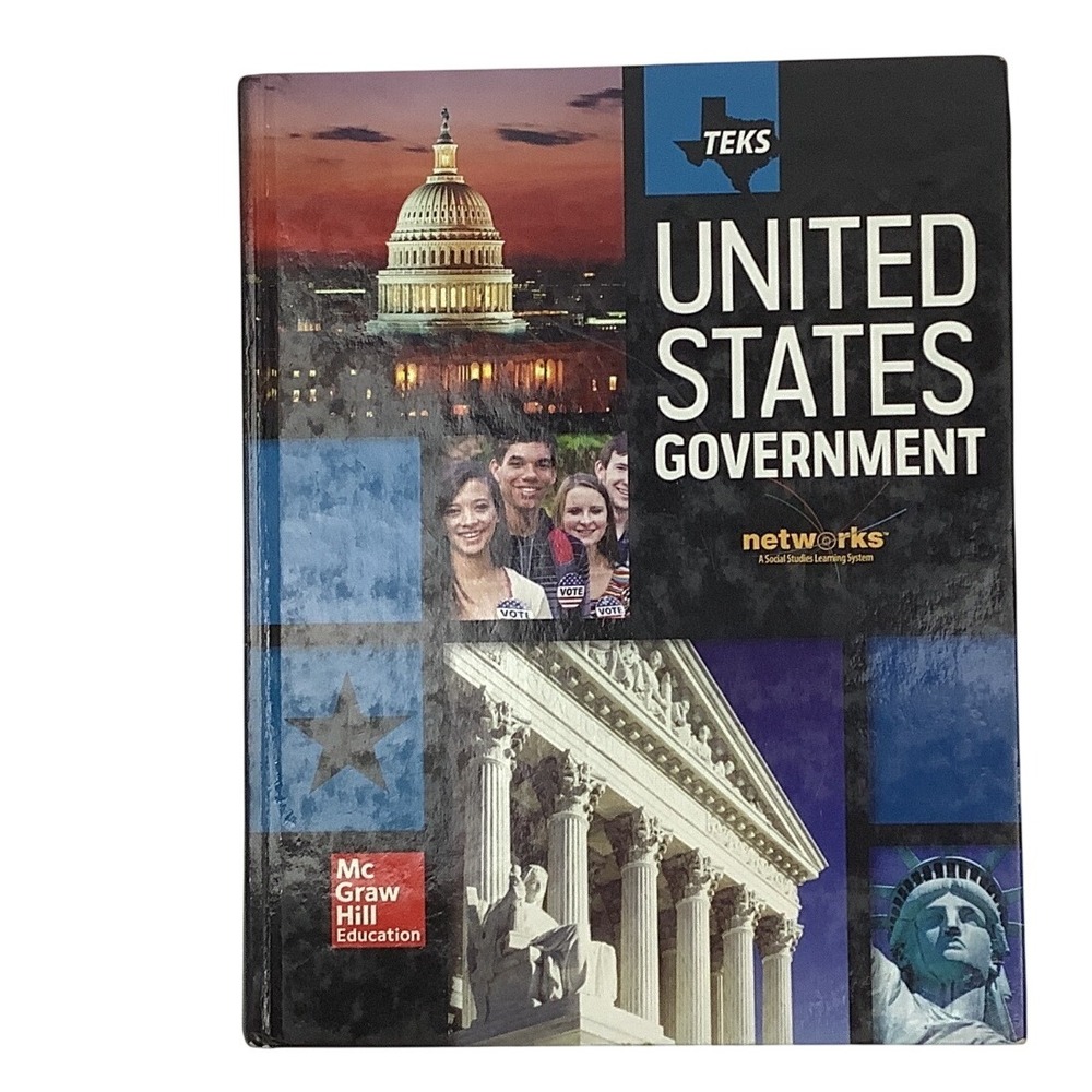 McGraw Hill United States Government Textbook TEKS 2016 9780021354764